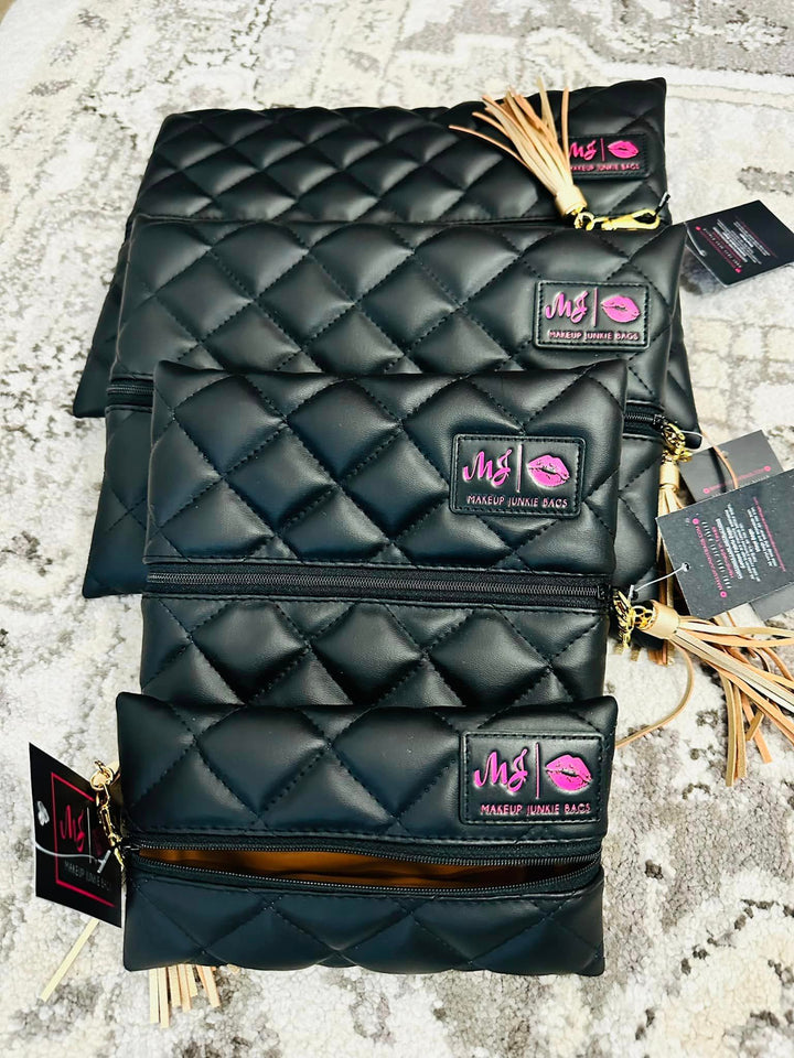 Quilted Onyx Makeup Junkie *READY TO SHIP*
