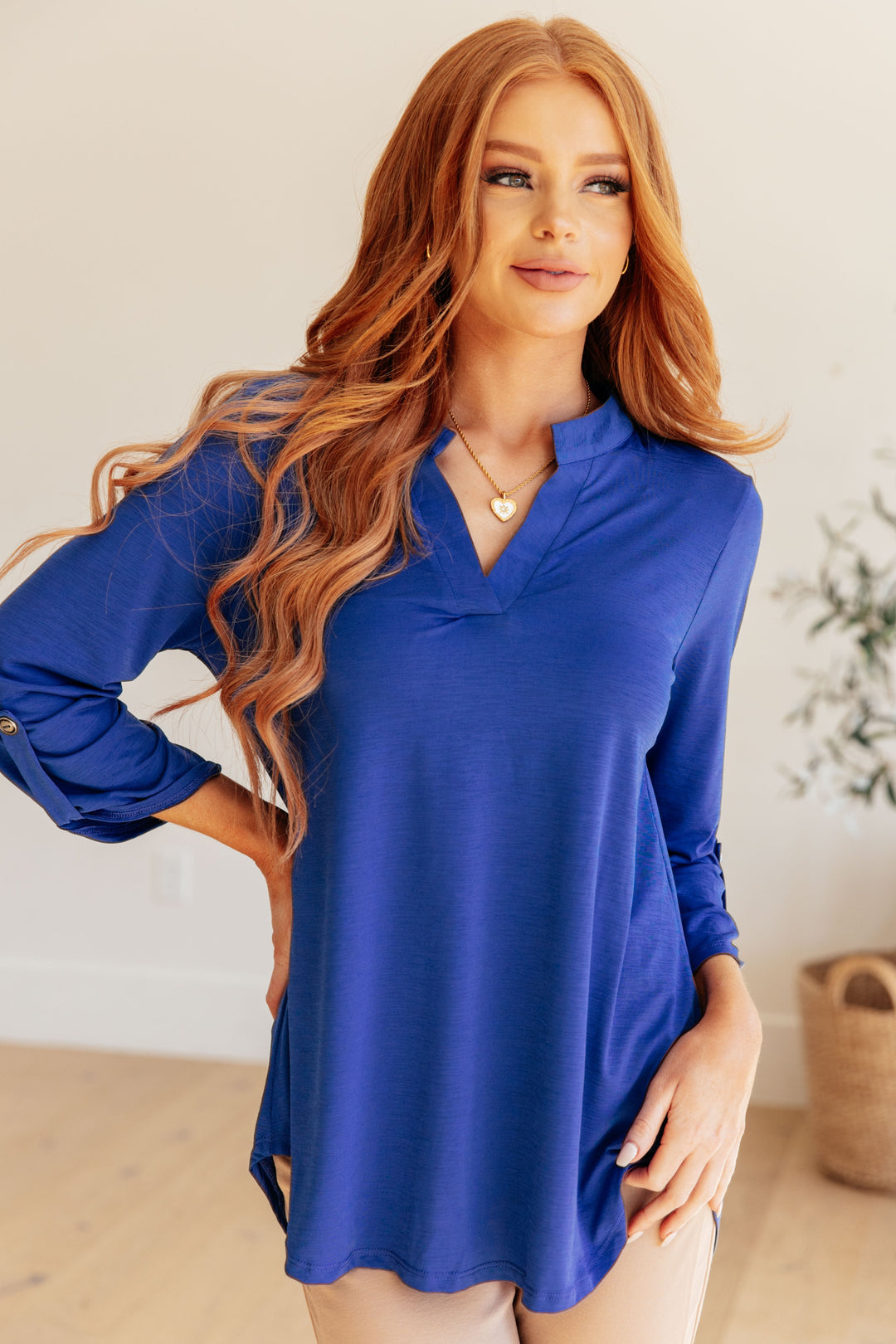 Lizzy Top in Royal Blue - OW *FINAL SALE*