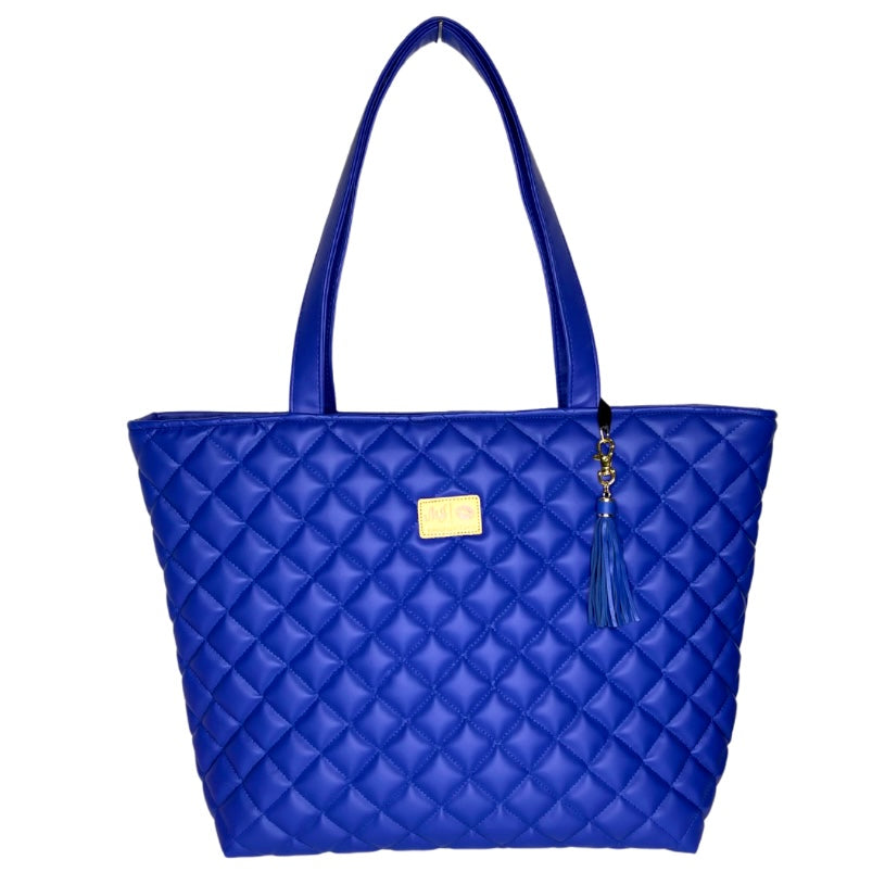 LIVE BOX- Quilted Cobalt Tote