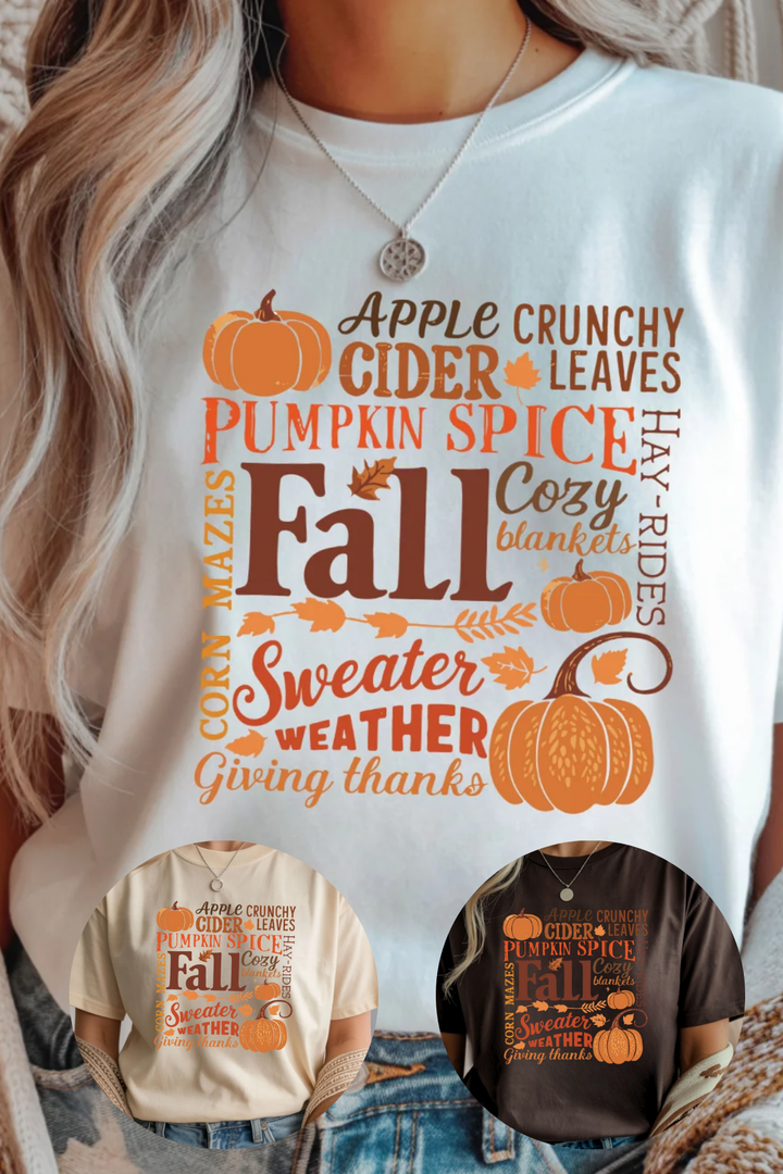 Words of Fall Graphic Tee