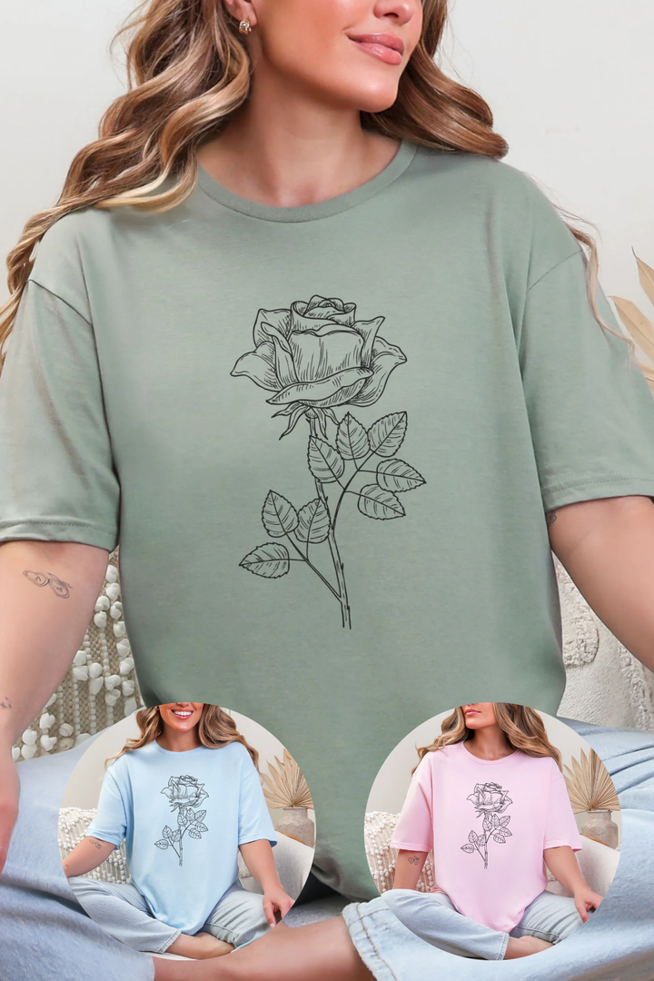 Rose Graphic Tee
