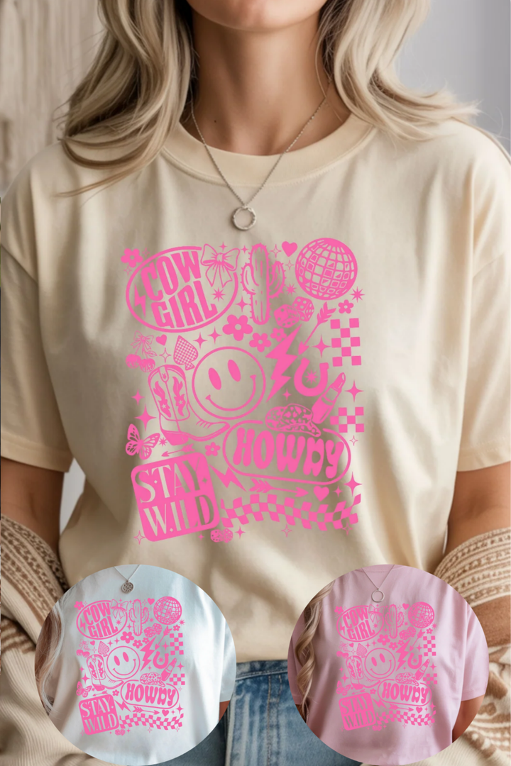 Retro Cowgirl Graphic Tee