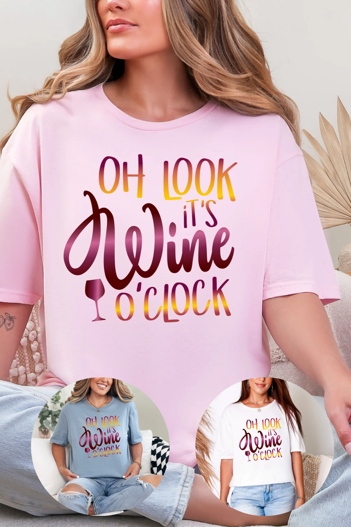 Wine O'Clock Graphic Tee