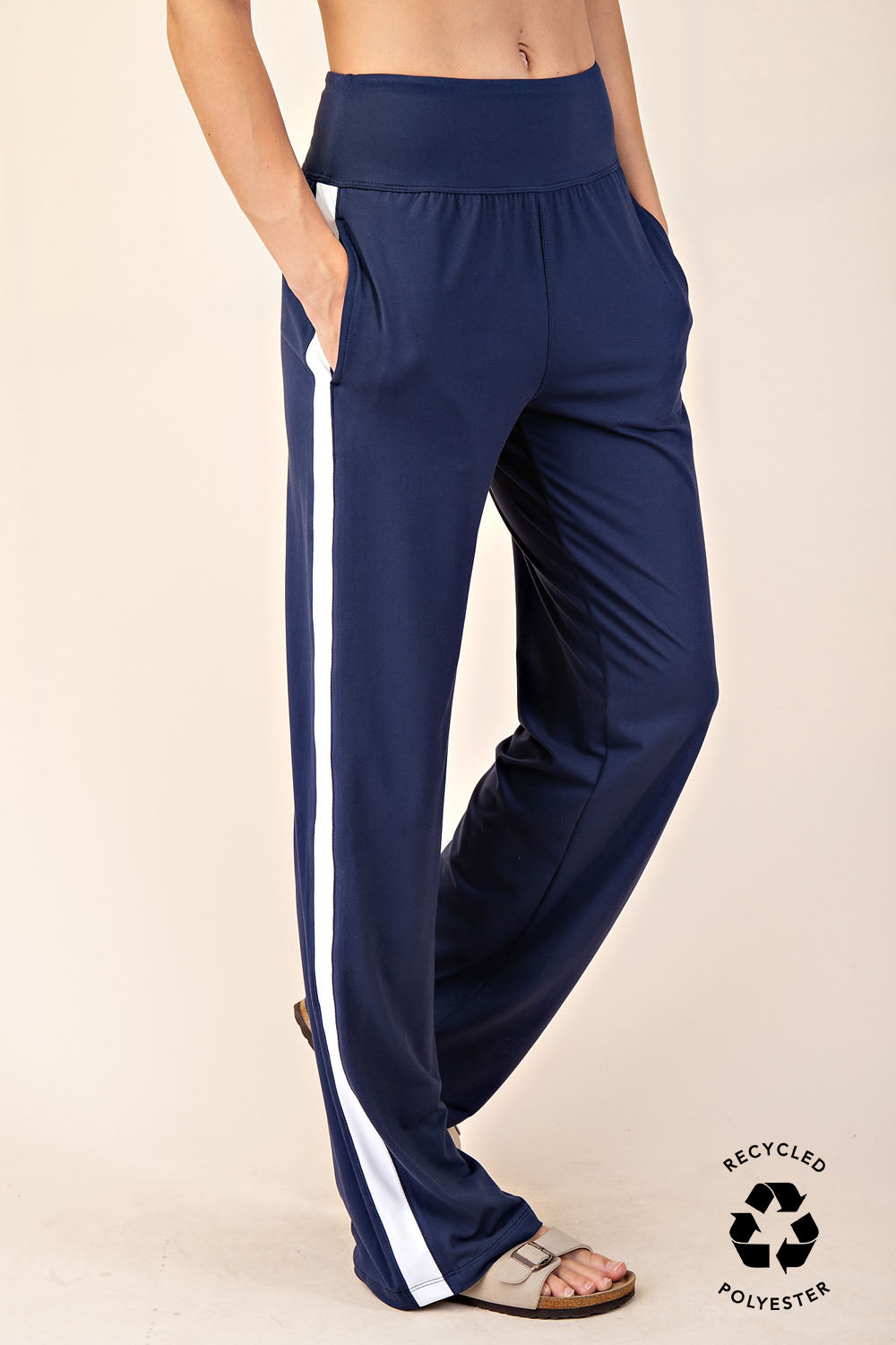Butter striping straight pants NEW