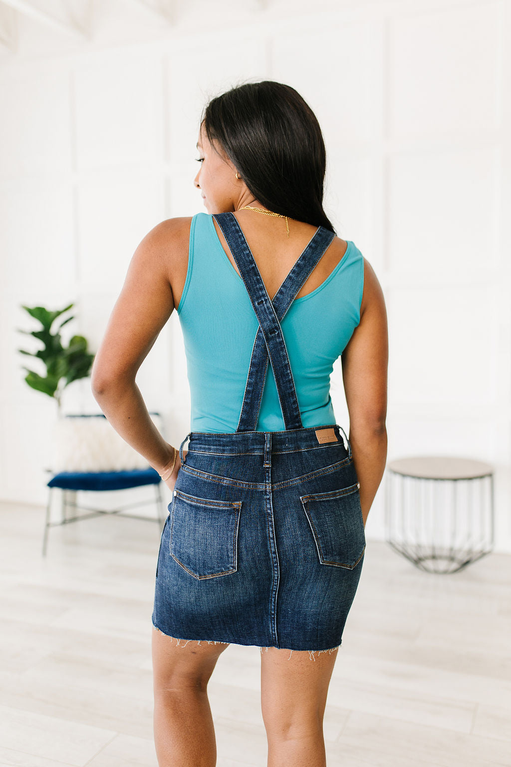 Agnes Denim Overall Dress By Judy Blue Orchard Way Agnes Denim Overall Dress By Judy Blue Orchard Way