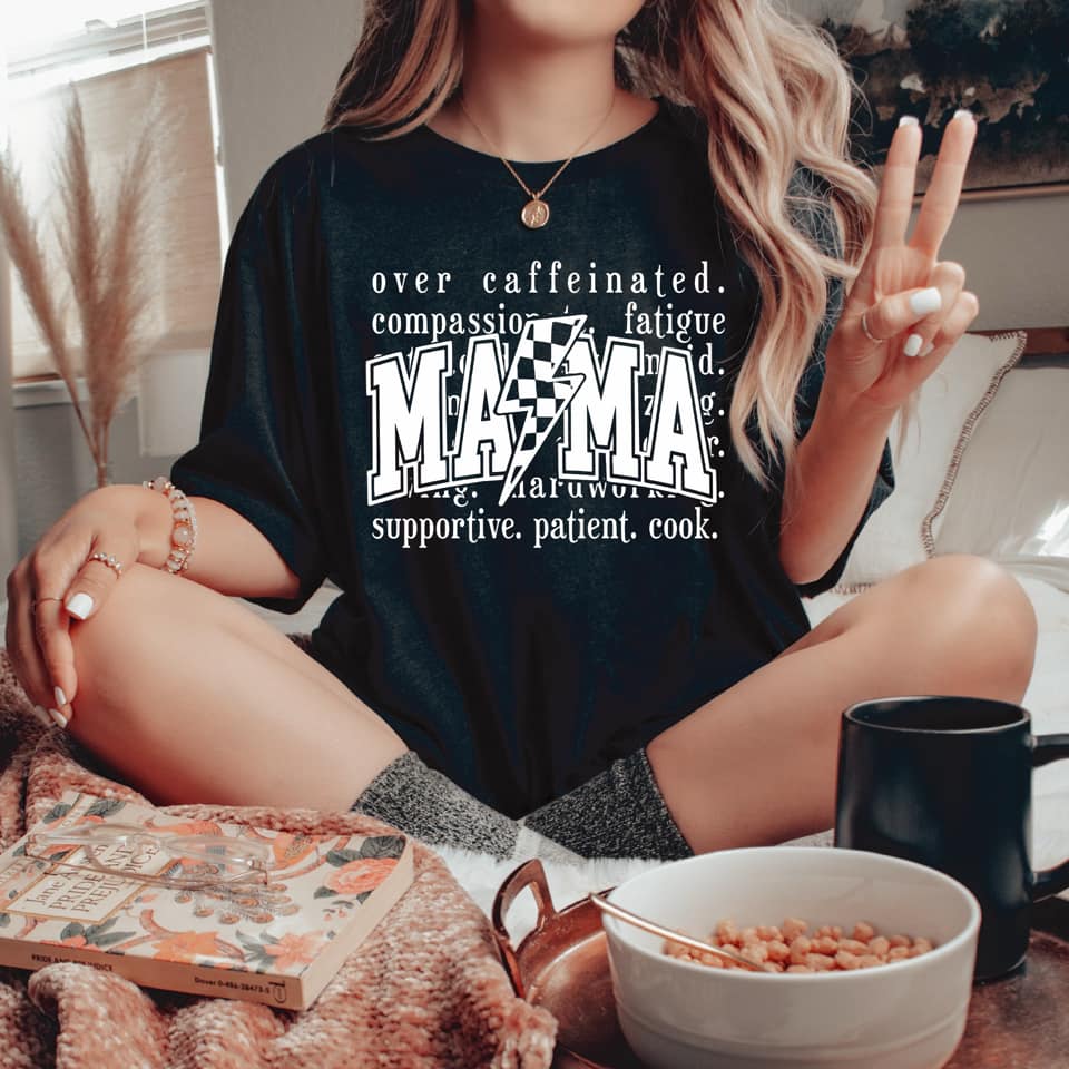 Mama Word Collage Graphic Tee