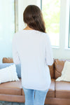 IN STOCK Leah Long Sleeve Top - White