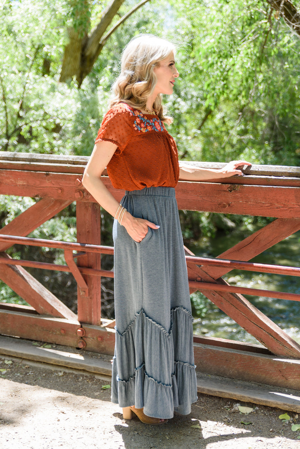 All In Favor Maxi Skirt - OW *FINAL SALE*