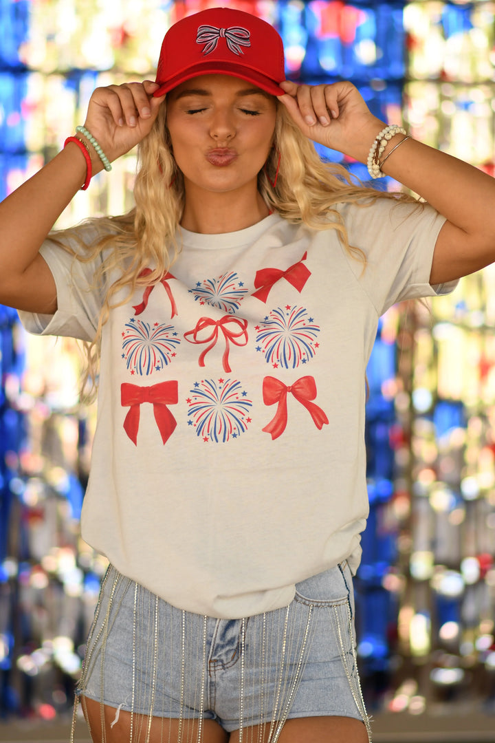 Fireworks & Bows Tee for *Kids & Adults*