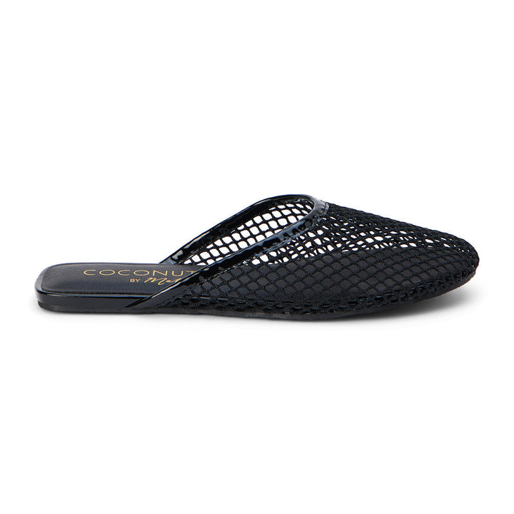 Brooklyn Flat Mule in Black