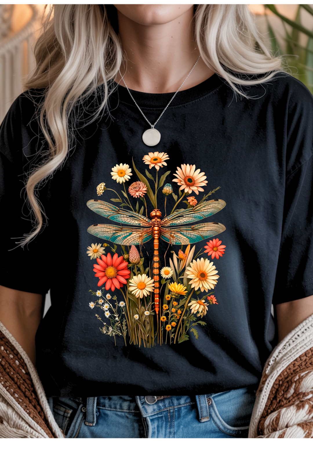 Vintage Dragonfly Graphic Tee