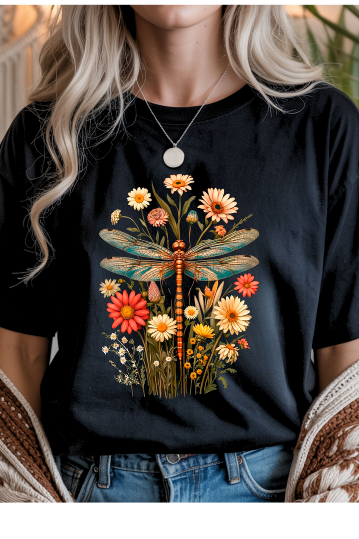 Vintage Dragonfly Graphic Tee