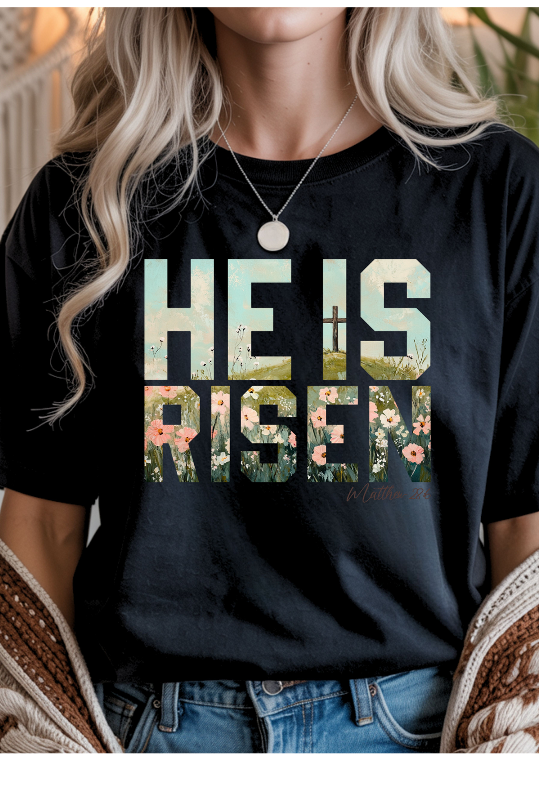 He Is Risen Graphic Tee