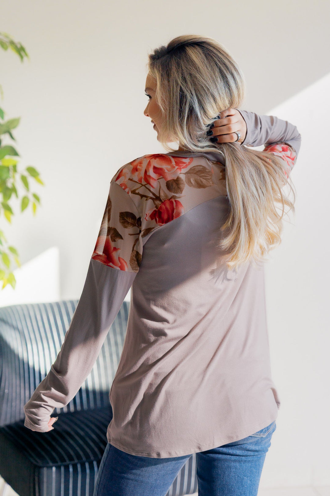 Blush Over Ash Long Sleeve