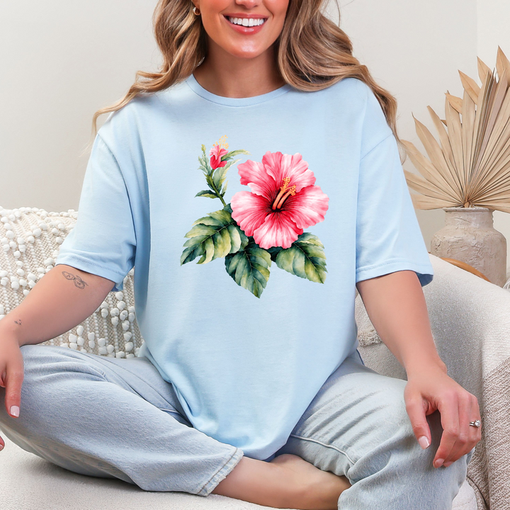 Hibiscus Graphic Tee