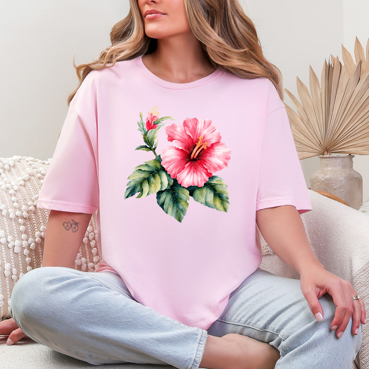 Hibiscus Graphic Tee