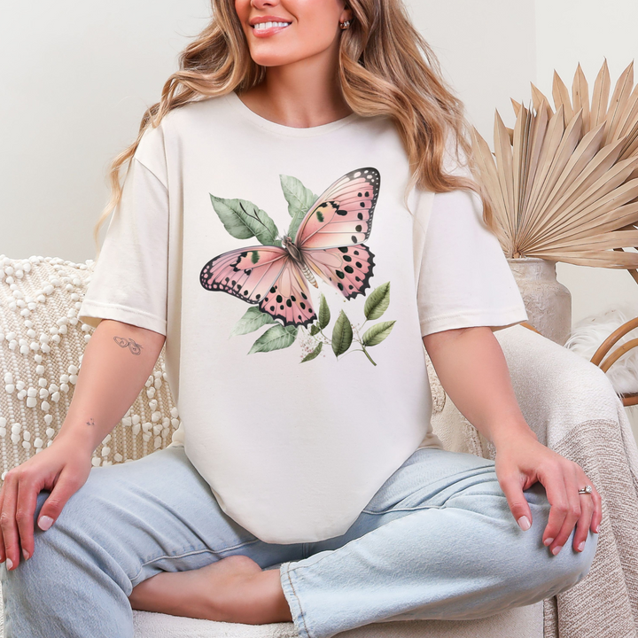 Botanical Butterfly Graphic Tee