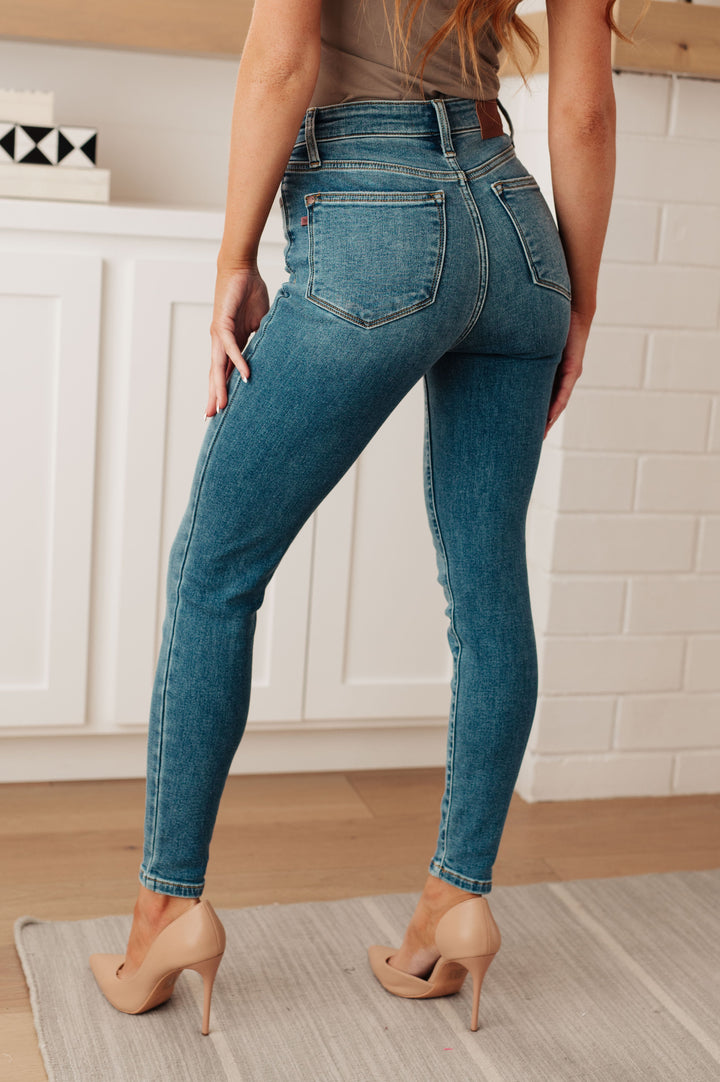 Bryant High Rise Thermal Skinny Jean By Judy Blue