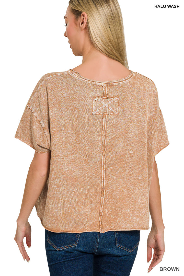 3 PACK Short Sleeve Acid T- Zenana