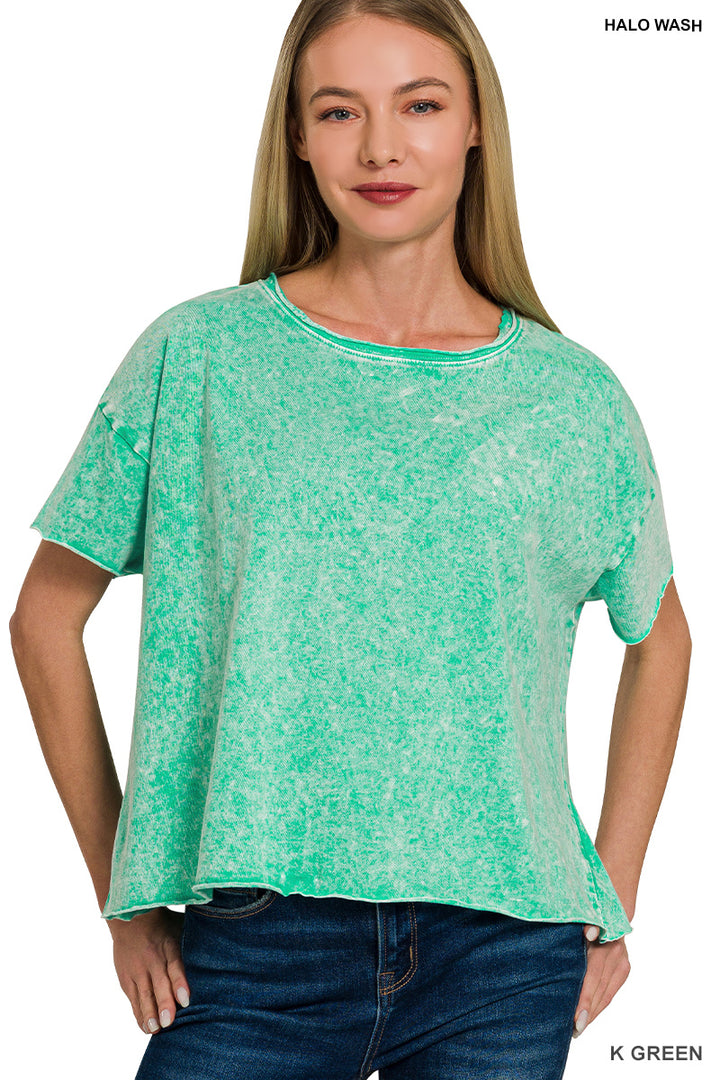 3 PACK Short Sleeve Acid T- Zenana
