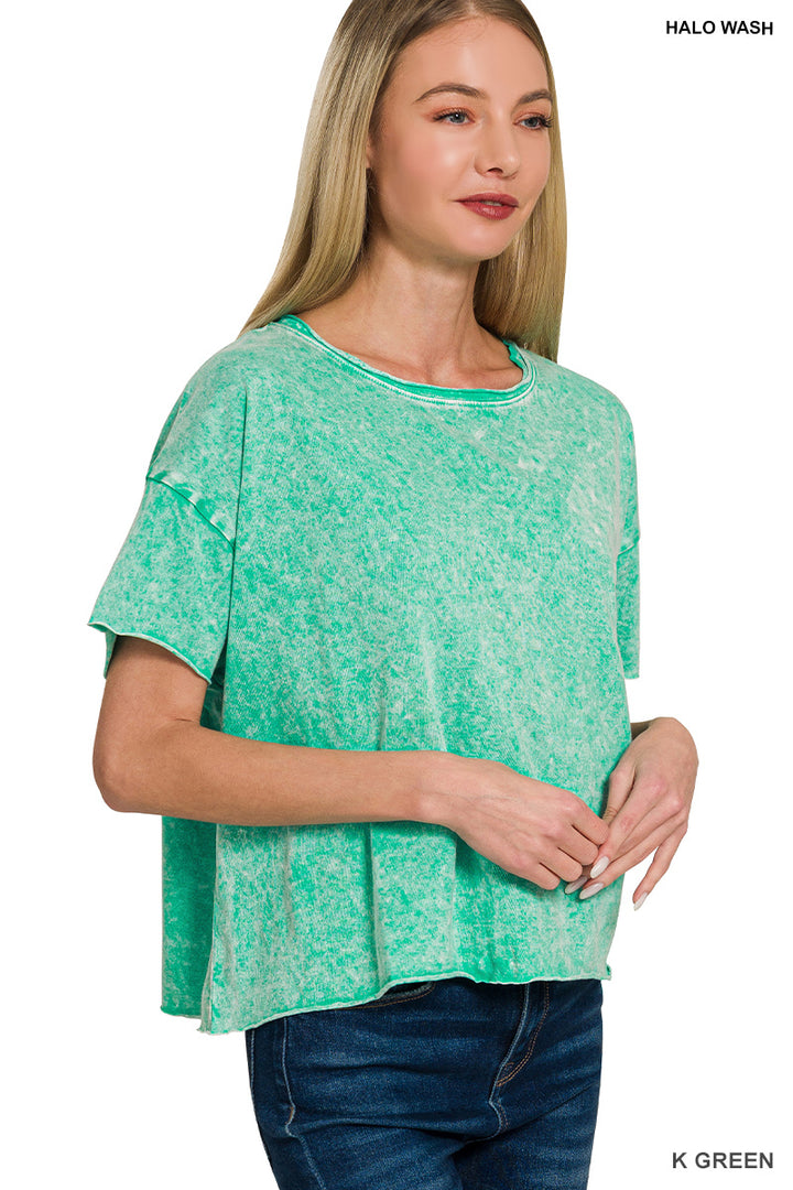 3 PACK Short Sleeve Acid T- Zenana