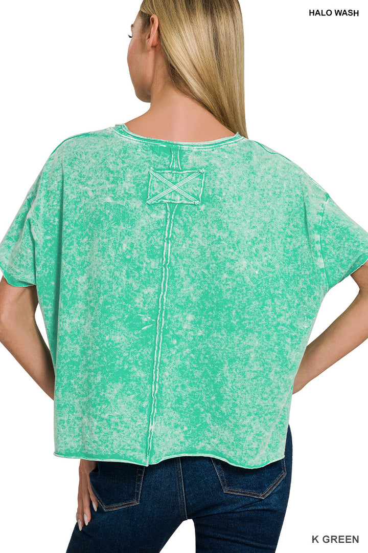 3 PACK Short Sleeve Acid T- Zenana