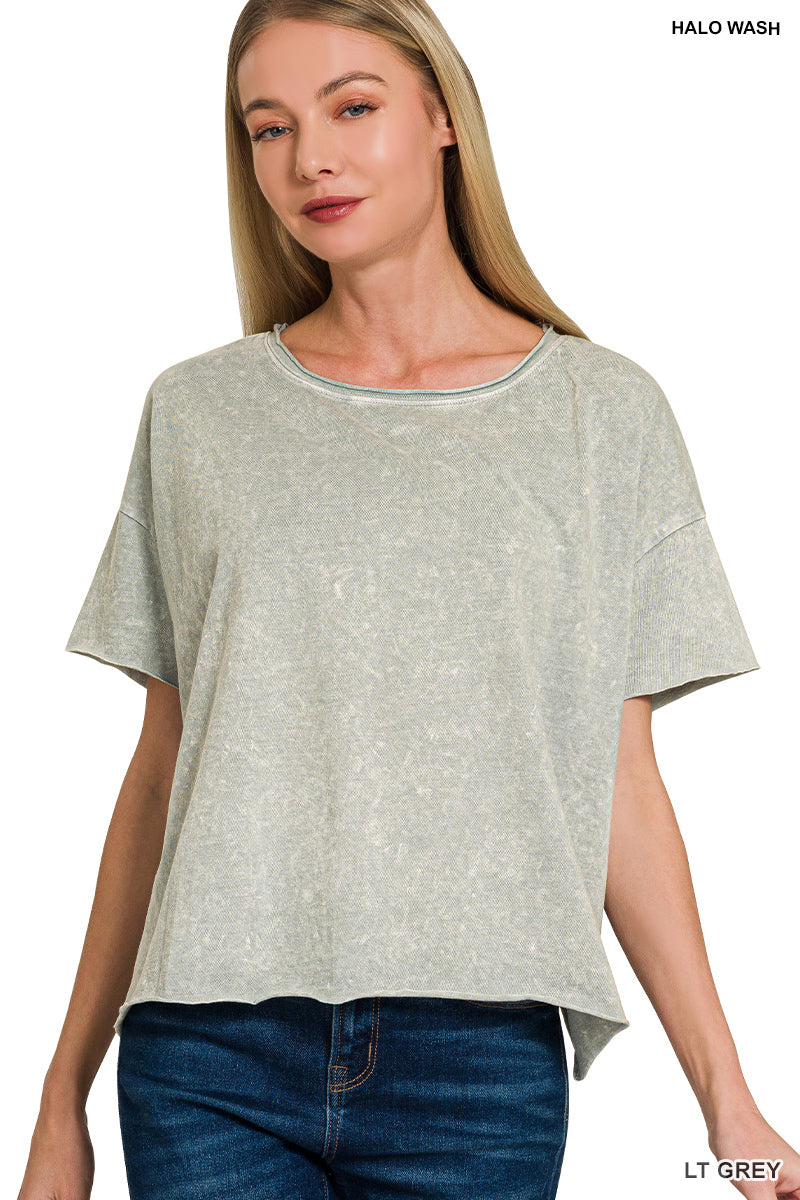 3 PACK Short Sleeve Acid T- Zenana