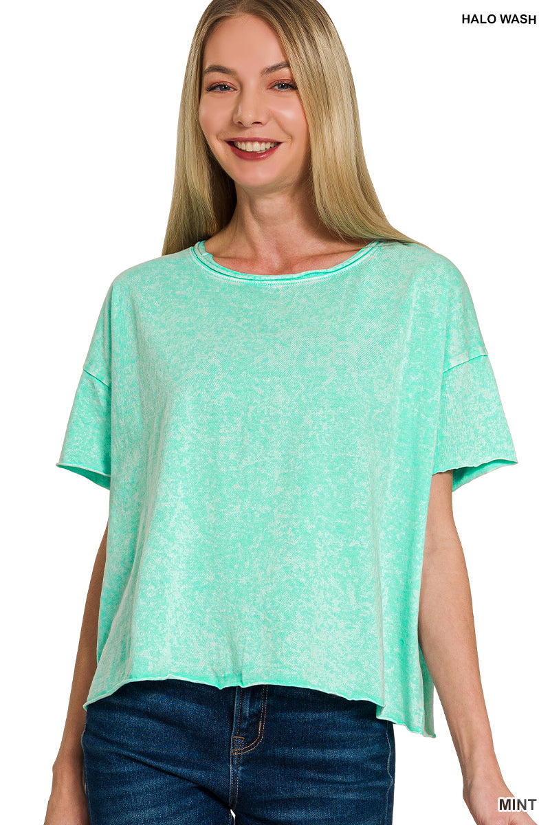 3 PACK Short Sleeve Acid T- Zenana