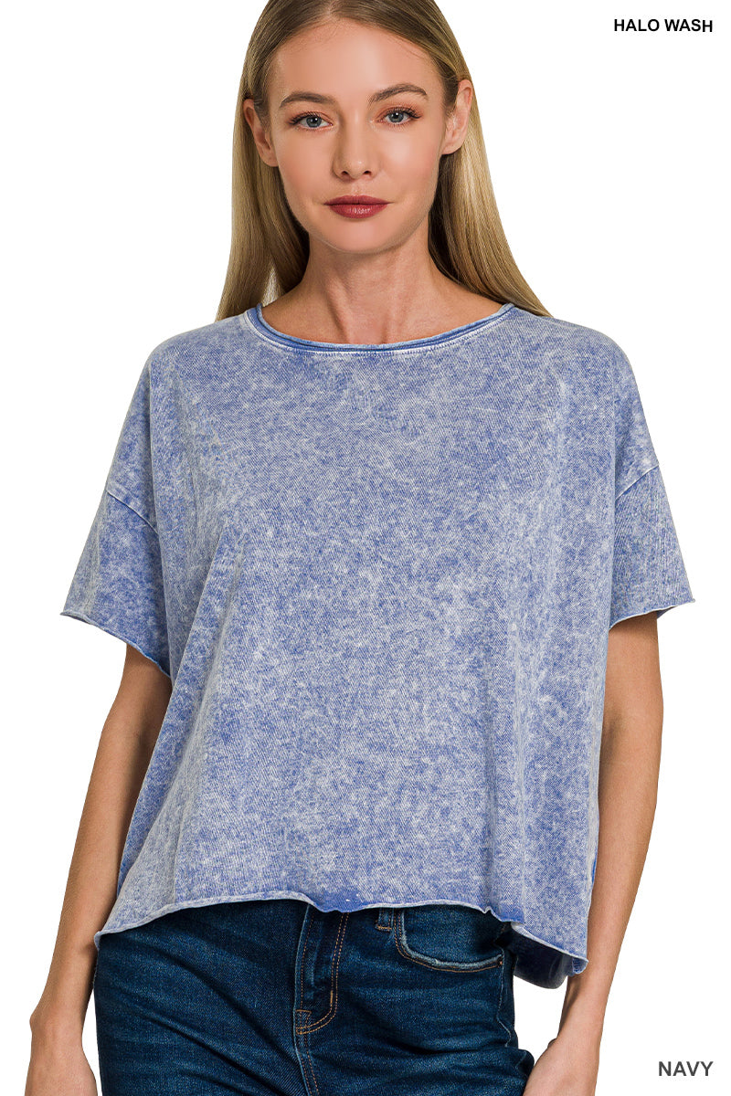 3 PACK Short Sleeve Acid T- Zenana
