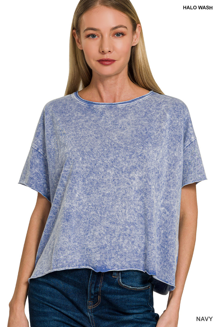3 PACK Short Sleeve Acid T- Zenana