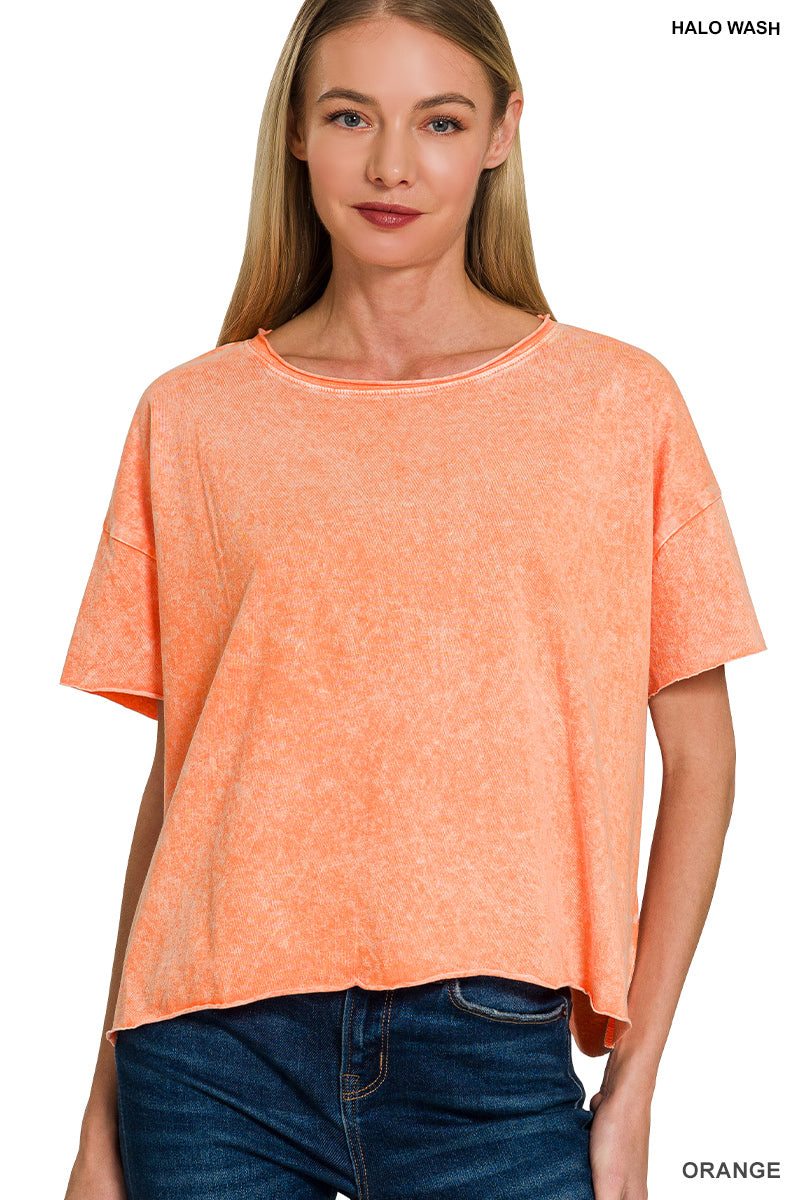 3 PACK Short Sleeve Acid T- Zenana