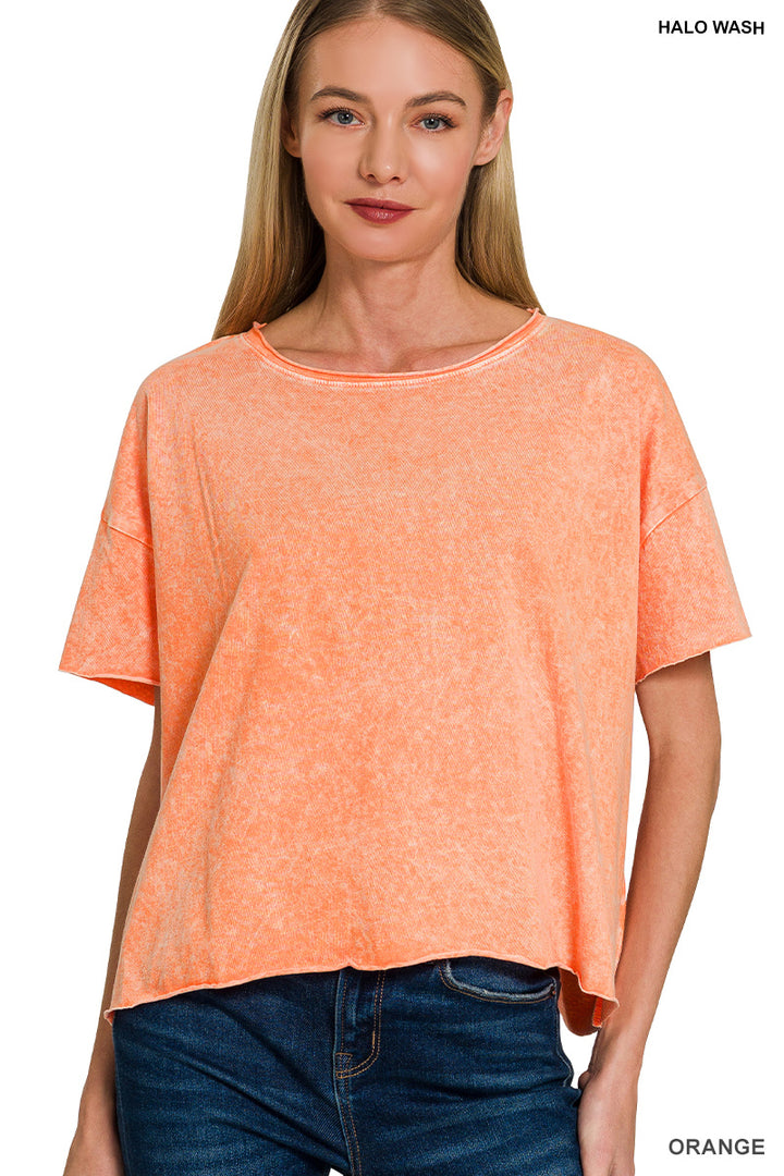 3 PACK Short Sleeve Acid T- Zenana