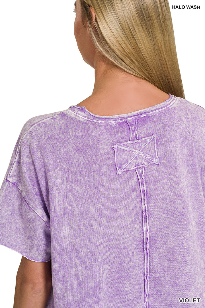 3 PACK Short Sleeve Acid T- Zenana
