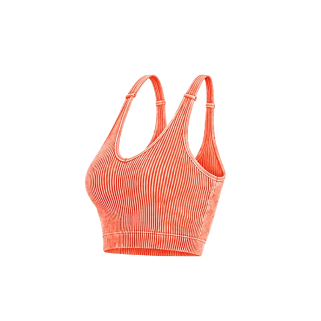 Bra Tank-Ribbed- FINAL SALE