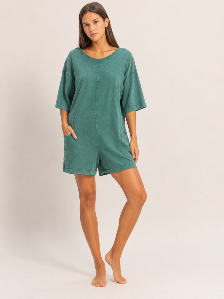 Open Back Romper