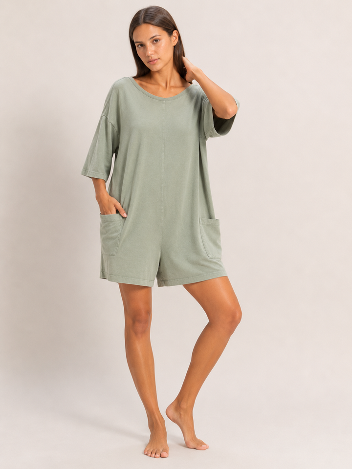 Open Back Romper