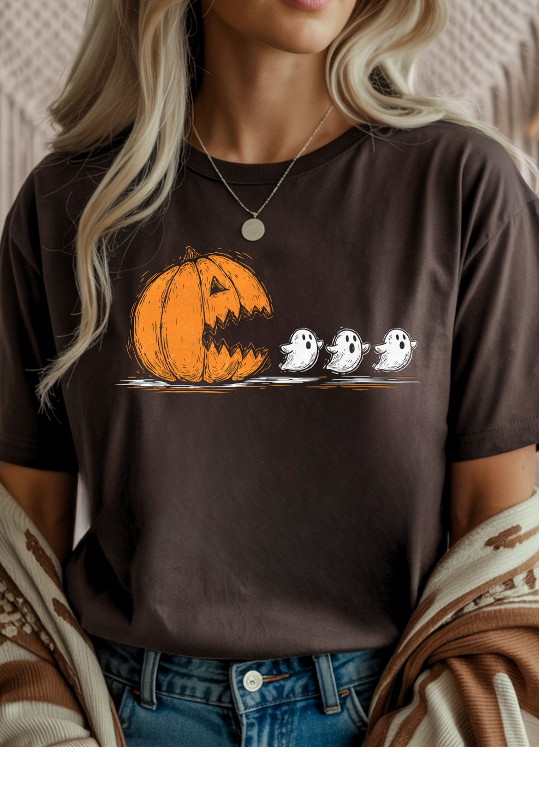 Pumpkin Ghosts Graphic Tee