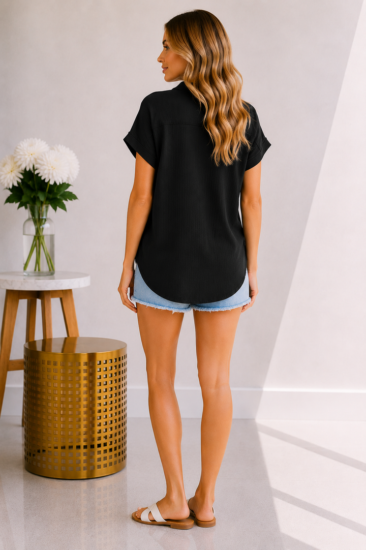 City Chic Button Top