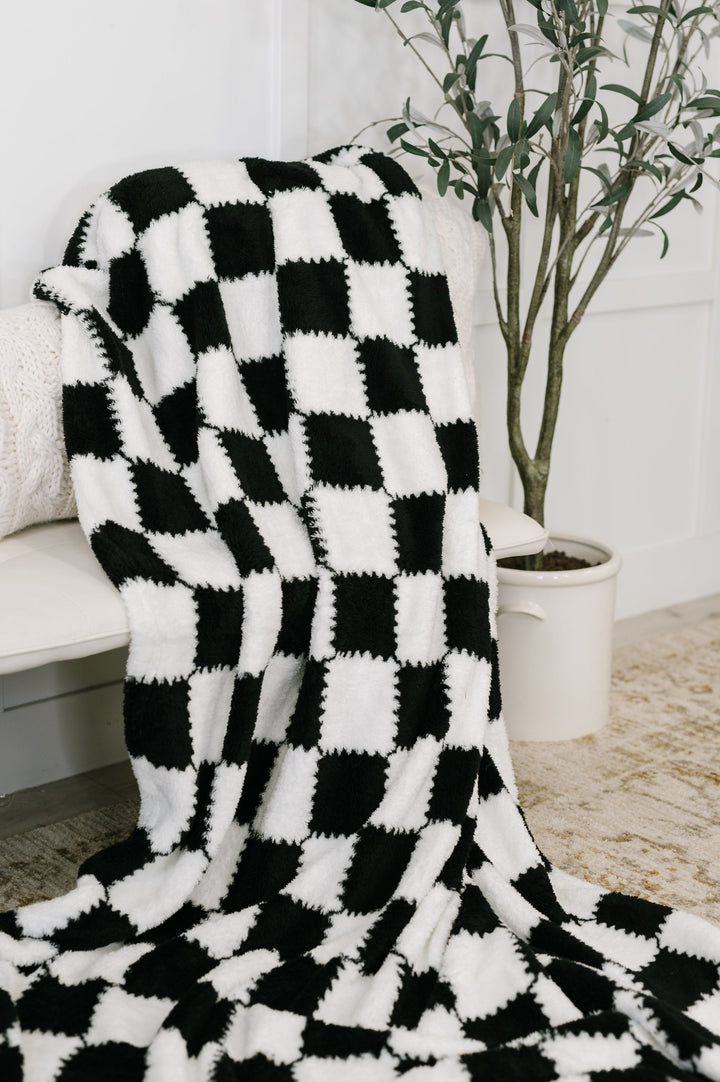 Cookies & Cream Checks Blanket