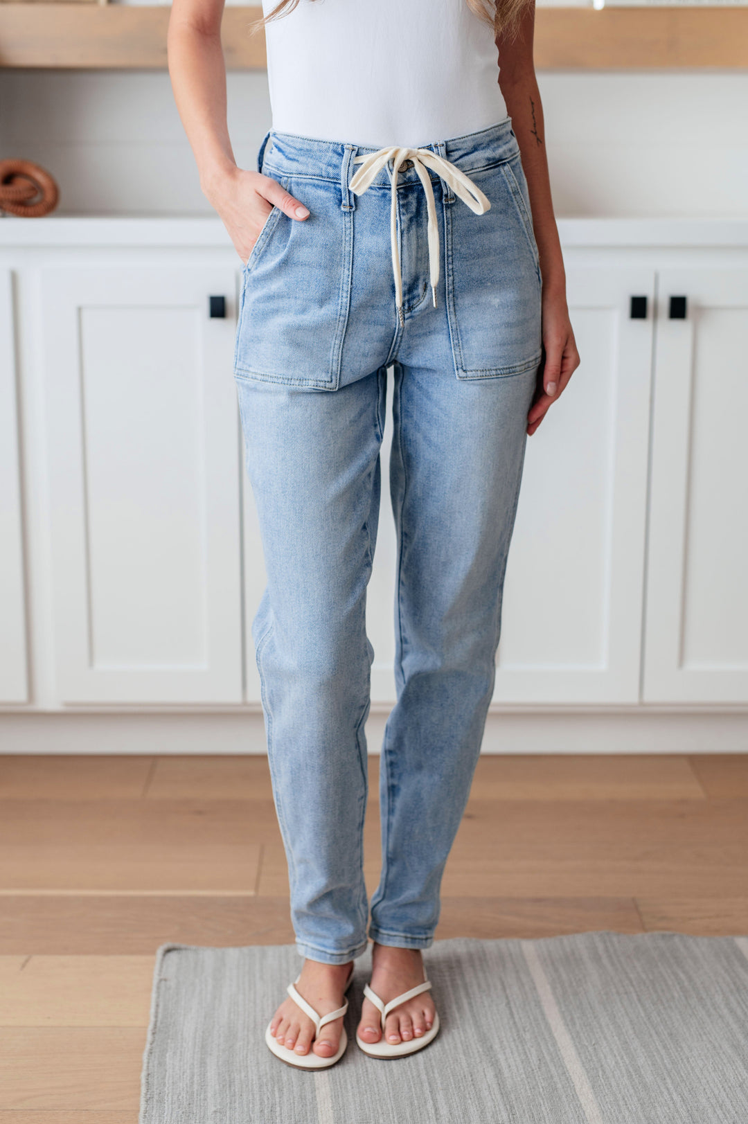 Cooper High Rise Vintage Denim Judy Blue Jogger