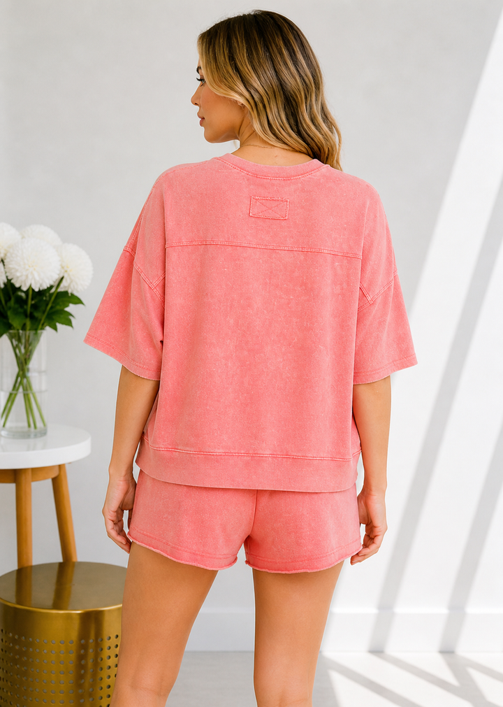 Coral Coast Set- Acid Wash