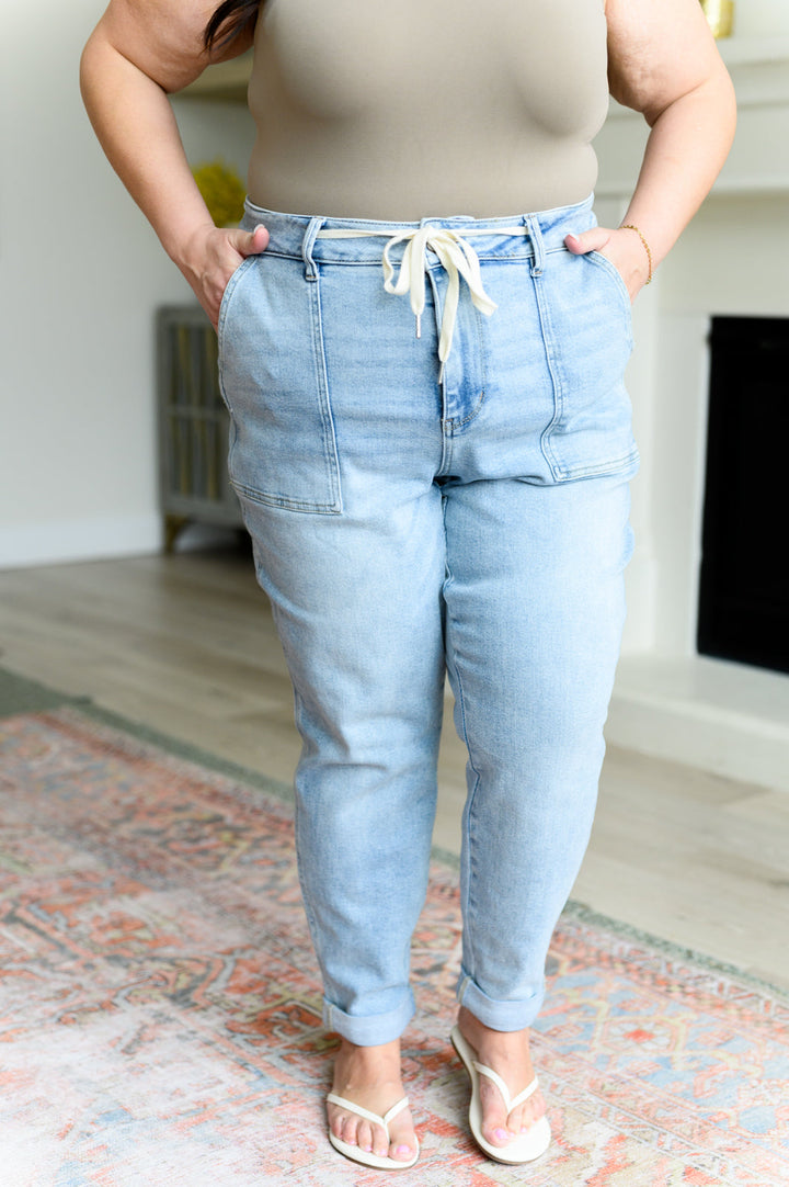 Cooper High Rise Vintage Denim Judy Blue Jogger