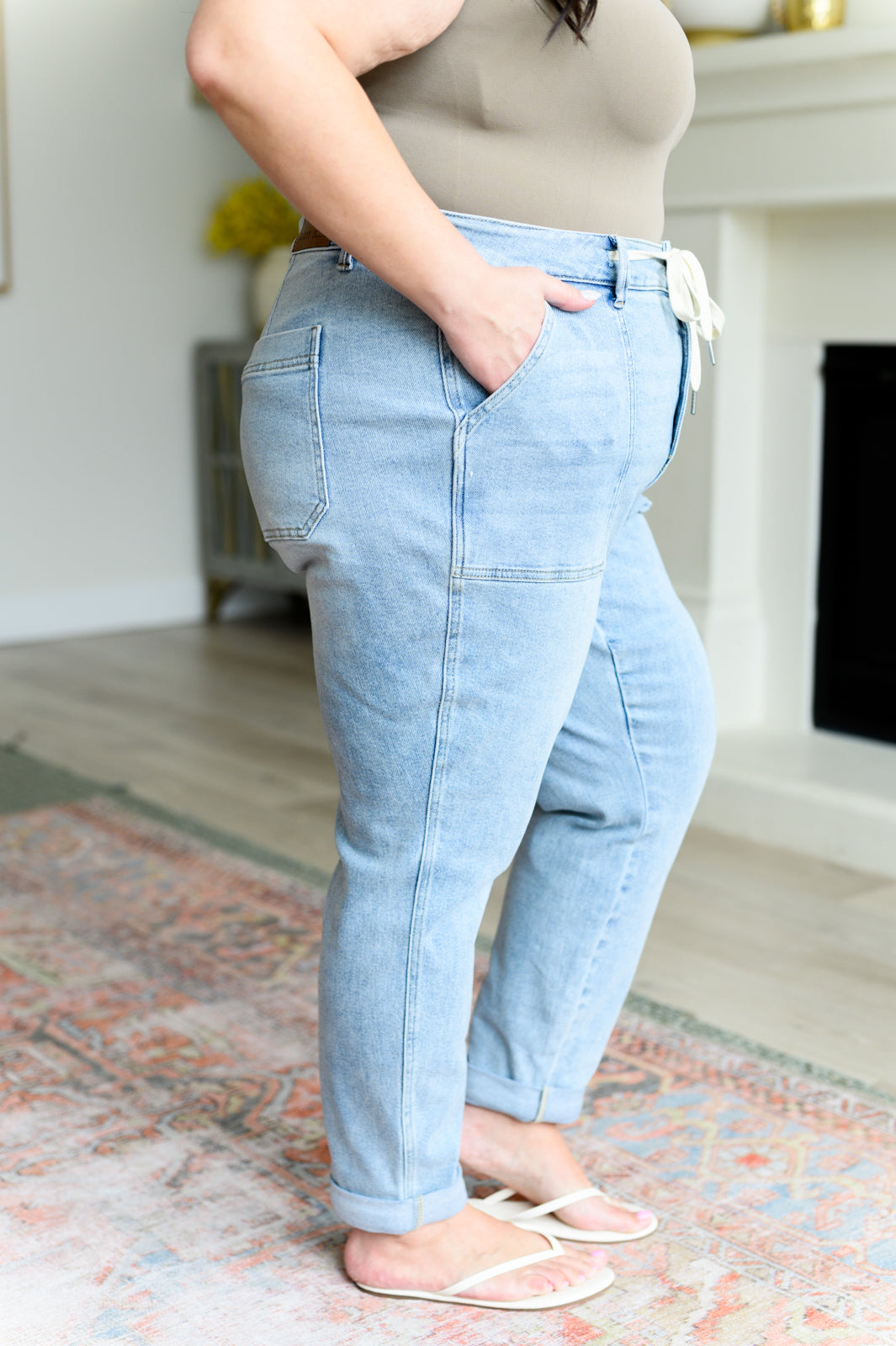 Cooper High Rise Vintage Denim Judy Blue Jogger