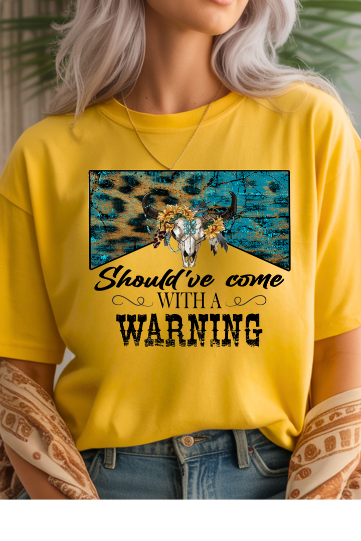 Warning Graphic Tee