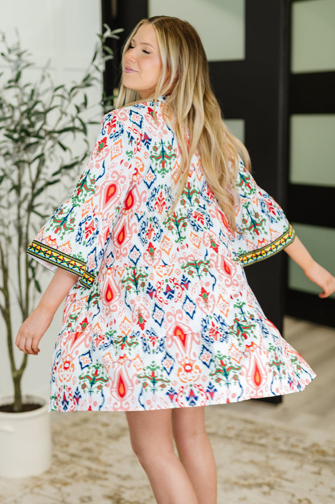 Depend on Me Boho Tiered Dress