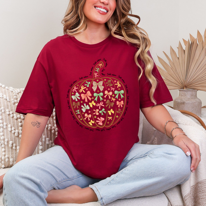 Bow Pumpkin Graphic Tee