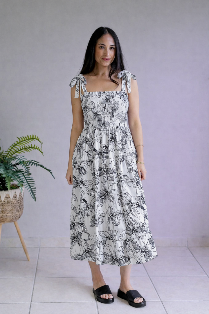 Enchanted Teal Garden Dress