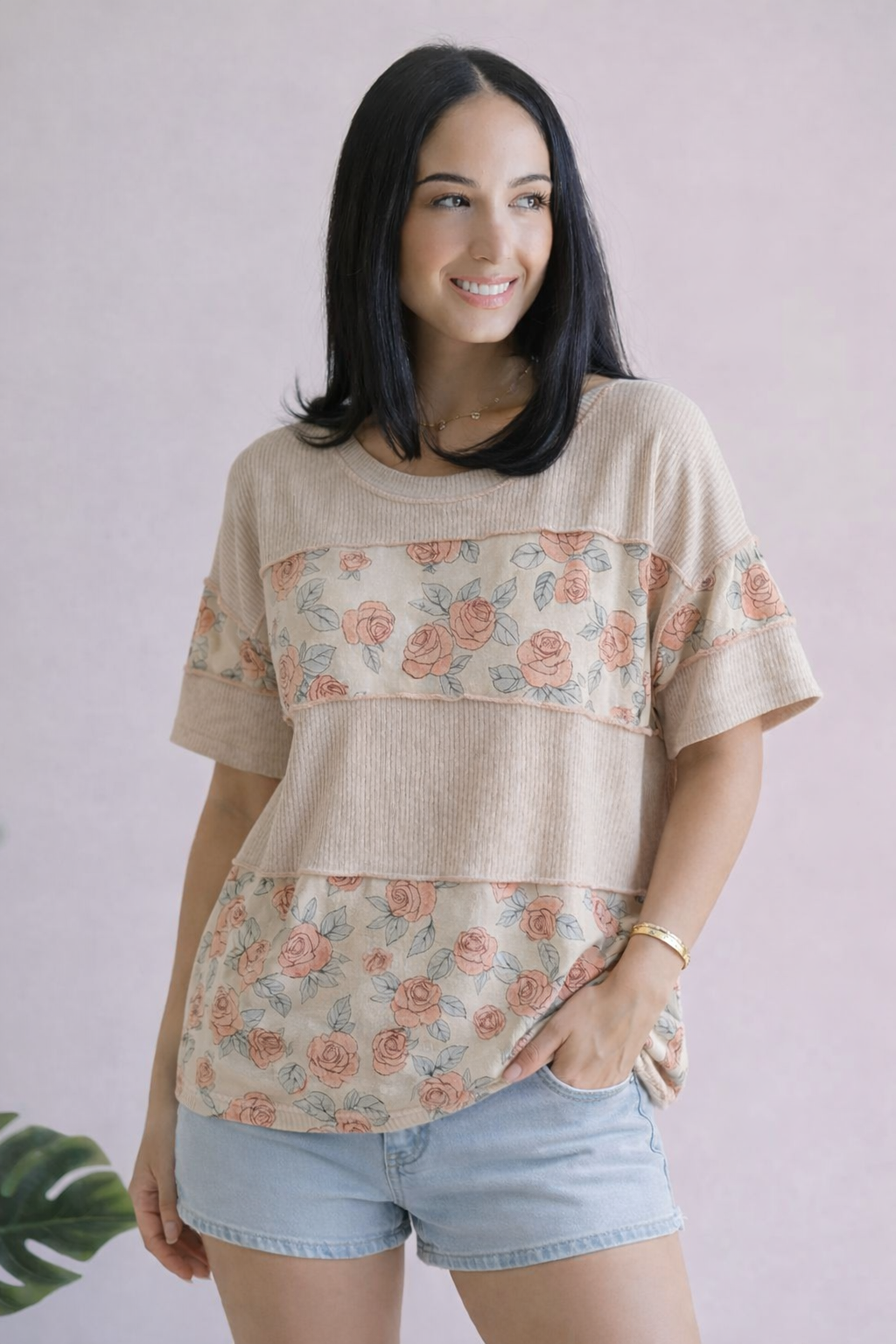 Floral Grove Comfort Top
