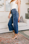 Hayes High Rise Wide Leg Crop Judy Blue Jeans OW FINAL SALE