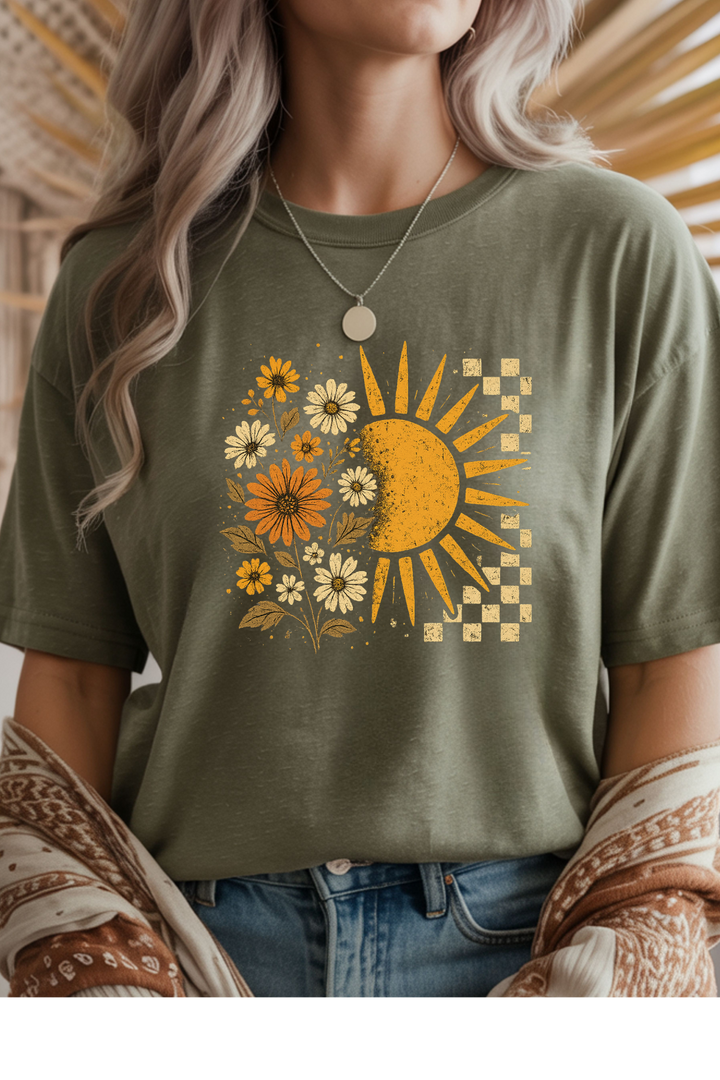 Floral Sun T-Shirt